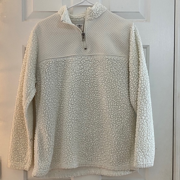 White Sherpa Pullover - Picture 1 of 2